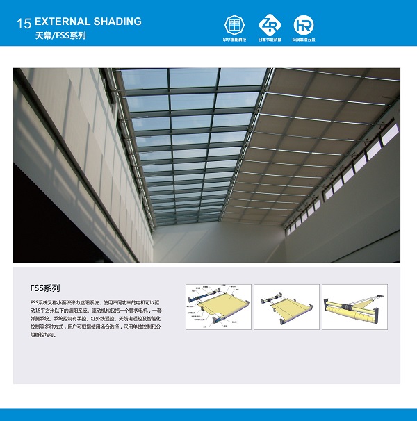 天蓬簾、天棚簾、天幕